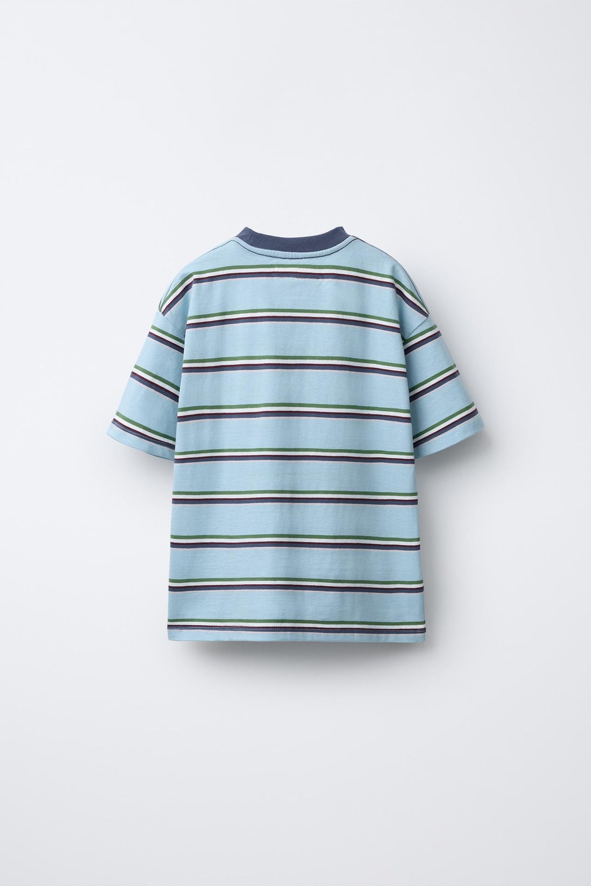 BLOCK STRIPE SHORT SLEEVE - SEA