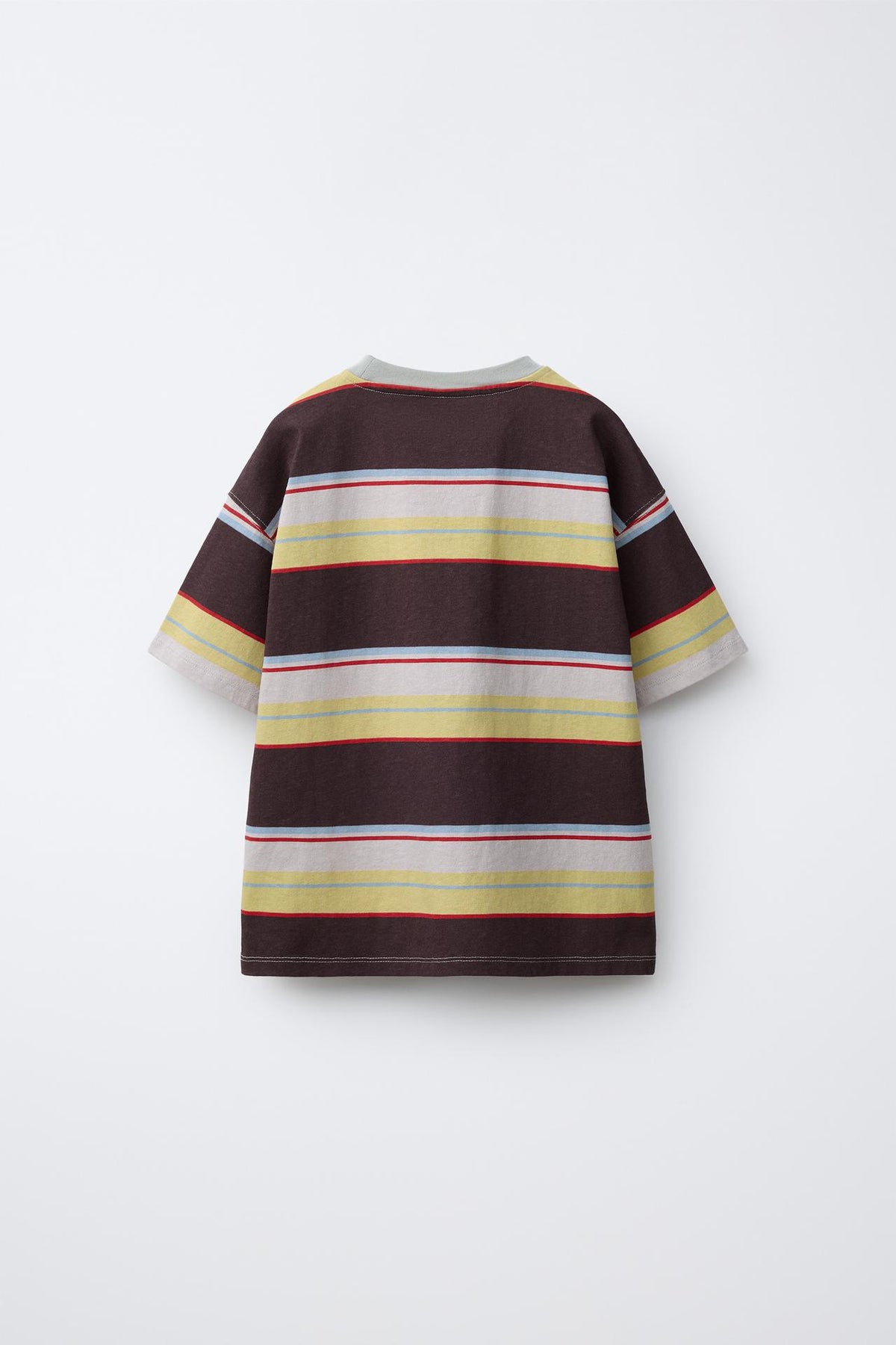 BLOCK STRIPE SHORT SLEEVE - BEACH